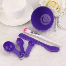 Load image into Gallery viewer, 4 in 1 DIY Facial Mask Mixing Bowl Brush Spoon Stick Tool Face Care Set