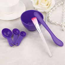 Load image into Gallery viewer, 4 in 1 DIY Facial Mask Mixing Bowl Brush Spoon Stick Tool Face Care Set