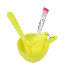 Load image into Gallery viewer, 4 in 1 DIY Facial Mask Mixing Bowl Brush Spoon Stick Tool Face Care Set