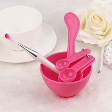 Load image into Gallery viewer, 4 in 1 DIY Facial Mask Mixing Bowl Brush Spoon Stick Tool Face Care Set