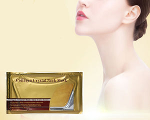 24K Gold Collagen Neck Mask Anti-Aging Anti-wrinkle Whitening Moisturizing Spa