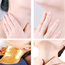 Load image into Gallery viewer, 24K Gold Collagen Neck Mask Anti-Aging Anti-wrinkle Whitening Moisturizing Spa