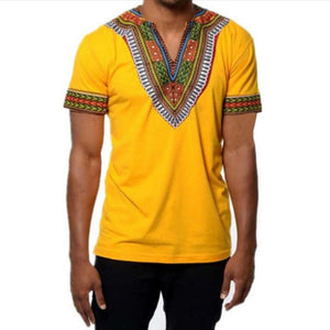Africa Clothing Traditional African Dashiki Maxi Man's T-shirt Summer Man Clothes Man Tribal Poncho Mexican Ethnic Boho Tops