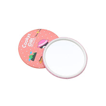 Load image into Gallery viewer, Mini Pocket Compact Portable Mirror Round Mirror Looking Glass Makeup Tools