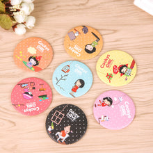 Load image into Gallery viewer, Mini Pocket Compact Portable Mirror Round Mirror Looking Glass Makeup Tools