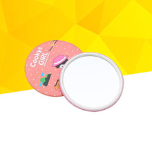 Load image into Gallery viewer, Mini Pocket Compact Portable Mirror Round Mirror Looking Glass Makeup Tools