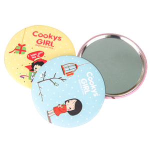 Mini Pocket Compact Portable Mirror Round Mirror Looking Glass Makeup Tools