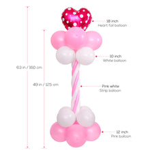 Load image into Gallery viewer, 2 Sets Balloon Arch 63 Inch Height With Balloon Pump