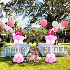 2 Sets Balloon Arch 63 Inch Height With Balloon Pump