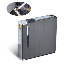 Load image into Gallery viewer, Electric USB Rechargeable Cigarette Lighter Cigarette Case Electronic Cigar Lighter