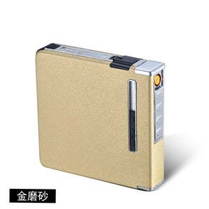 Electric USB Rechargeable Cigarette Lighter Cigarette Case Electronic Cigar Lighter