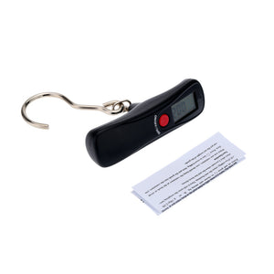 50kg/10g Portable Digital Electric Hanging Luggage Weight Scale Blue Backlight
