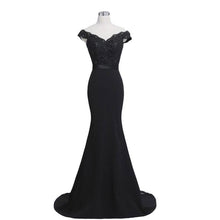 Load image into Gallery viewer, Elegant Noble Women Mermaid Long Evening Dress Sexy Backless Ladies Prom Gown Wedding Clothes
