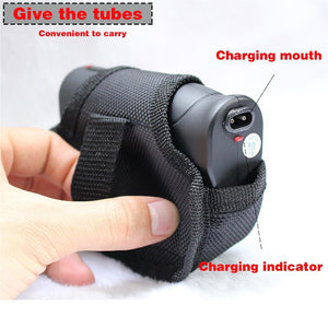 Electric Torch Self-defensive Electric Shock LED Rechargeable Flashlight Portable Dizzy Terror Fight Attack Suit LED Tactical