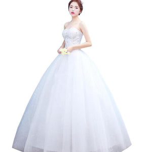 Fashion Sexy Wedding Dresses Lace Backless Off Shoulder Sleeveless Romantic Bridal Bridesmaid Vintage Dress