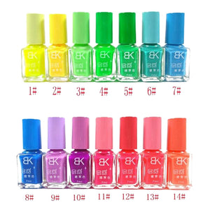 7ml Candy Fluorescent Neon Luminous Nail Polish Glow in Dark Nail Varnish
