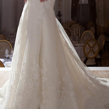 Load image into Gallery viewer, Sexy Mermaid Slim Wedding Dress Long sleeved Lace Bride Party Dress Fish Tail Bridal Grown