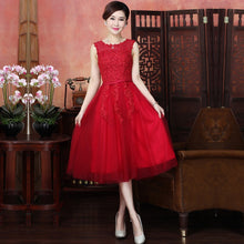 Load image into Gallery viewer, New Lace Short Evening Dresses Perspective Backless Fashion Party Prom Formal Dress