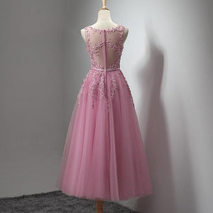 New Lace Short Evening Dresses Perspective Backless Fashion Party Prom Formal Dress