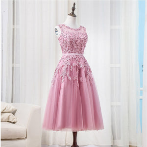 New Lace Short Evening Dresses Perspective Backless Fashion Party Prom Formal Dress