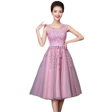 Load image into Gallery viewer, New Lace Short Evening Dresses Perspective Backless Fashion Party Prom Formal Dress