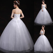 Load image into Gallery viewer, Bridal Dresses Wedding Dress Bridal Floor length Slim Dresses Strapless Bandage Wedding Dress