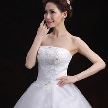 Load image into Gallery viewer, Bridal Dresses Wedding Dress Bridal Floor length Slim Dresses Strapless Bandage Wedding Dress