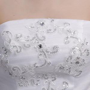Bridal Dresses Wedding Dress Bridal Floor length Slim Dresses Strapless Bandage Wedding Dress