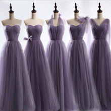Load image into Gallery viewer, New Women Sleeveless Off The Shoulder Party Dress Bridamaid Grown Wedding Dress