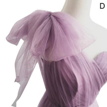 Load image into Gallery viewer, New Women Sleeveless Off The Shoulder Party Dress Bridamaid Grown Wedding Dress
