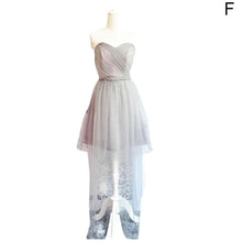 Load image into Gallery viewer, New Women Sleeveless Off The Shoulder Party Dress Bridamaid Grown Wedding Dress