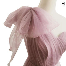 Load image into Gallery viewer, New Women Sleeveless Off The Shoulder Party Dress Bridamaid Grown Wedding Dress