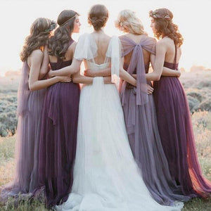 New Women Sleeveless Off The Shoulder Party Dress Bridamaid Grown Wedding Dress