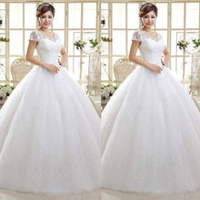 Load image into Gallery viewer, Bridal Dress In White New Fashion Temperament Style Bride Wedding Dress Lace Embroidery Large Size Slim Dresses