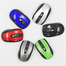 Load image into Gallery viewer, 2.4G 4 Buttons Gaming Mouse Wireless Optical Mouse with DPI Switch (Red)