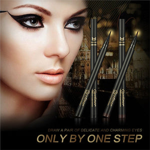 Waterproof Liquid Eyeliner Pen Eye Makeup Cosmetics Smudge-proof Fast Dry Eye Makeup Gel Seal Stamp Tool