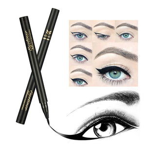 Waterproof Liquid Eyeliner Pen Eye Makeup Cosmetics Smudge-proof Fast Dry Eye Makeup Gel Seal Stamp Tool