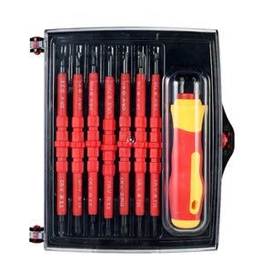 7 in 1 1000V Changeable Insulated Screwdrivers Set with Magnetic Phillips and Slotted Bits Electrician Repair Tools Kit