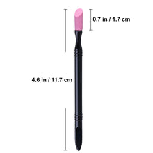 Load image into Gallery viewer, Double-end Nail Professional Engraving Pen Quartz Cuticle Pushers Dead Skin Remover Manicure Tools (Black)