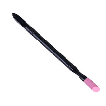Load image into Gallery viewer, Double-end Nail Professional Engraving Pen Quartz Cuticle Pushers Dead Skin Remover Manicure Tools (Black)