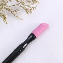 Load image into Gallery viewer, Double-end Nail Professional Engraving Pen Quartz Cuticle Pushers Dead Skin Remover Manicure Tools (Black)