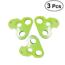 Load image into Gallery viewer, 3pcs Plastic Essential Oil Opener Roller Bottle Corkscrew Tool Triangle Shape Remover for Roller Balls Caps (Green)