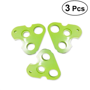 3pcs Plastic Essential Oil Opener Roller Bottle Corkscrew Tool Triangle Shape Remover for Roller Balls Caps (Green)