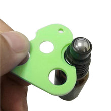 Load image into Gallery viewer, 3pcs Plastic Essential Oil Opener Roller Bottle Corkscrew Tool Triangle Shape Remover for Roller Balls Caps (Green)