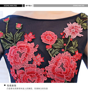 Chinese Style Flower Embroidery Brand New Wedding Dress