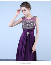 Load image into Gallery viewer, Luxurious Design New Wedding Purple Lace Dress/ Evenign Dress/ Party Dress