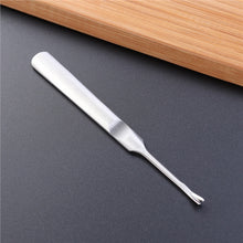 Load image into Gallery viewer, Manicure Tool Exfoliating Dead Skin Stainless Steel Dead Skin Push Nail Steel Push Double Head Pick Nail Polish Unloading Tool