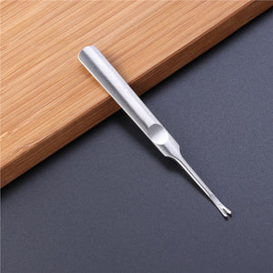 Manicure Tool Exfoliating Dead Skin Stainless Steel Dead Skin Push Nail Steel Push Double Head Pick Nail Polish Unloading Tool