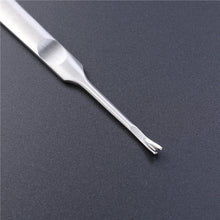 Load image into Gallery viewer, Manicure Tool Exfoliating Dead Skin Stainless Steel Dead Skin Push Nail Steel Push Double Head Pick Nail Polish Unloading Tool