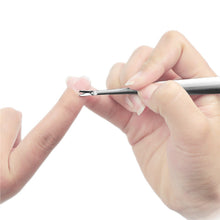 Load image into Gallery viewer, Manicure Tool Exfoliating Dead Skin Stainless Steel Dead Skin Push Nail Steel Push Double Head Pick Nail Polish Unloading Tool